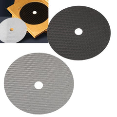 CD Tuning Mat CD Tuning Pad HIFI CD Tuning Mat Low Distortion Rate Carbon CD Pad for CD Player Carbon CD Tuning Pad