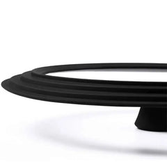 Multi Size Universal Lid for Pots Pans Cookware Tempered Glass Lid for Skillets with Silicone Rim Replacement Lid for Frying Pan