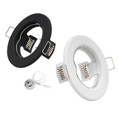 6pcs Down Light Frame Recessed LED Ceiling Fixtures Downlight GU10 MR16 Ceiling Spot Lights Fitting Fixture