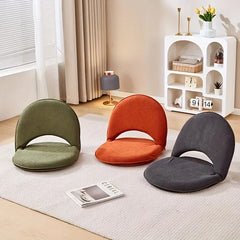 Tatami Back Chair, Bedroom Foldableing Chair, Dormitory Single Small Sofa, Adjustable Removable and Washable Small Chair