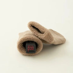 Fashion 0-3Year Kids Woolen Socks Looped Winter Thick Warm Snow Floor Socks Velvet Lining Newborn Footwear Toddler Baby Socks