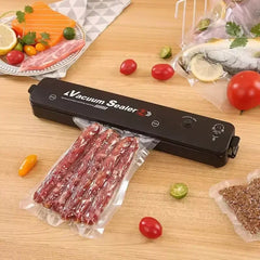Automatic Portable Design Multi-Functional Kitchen Vacuum Sealer Air-Tight Food Packaging for Household Preservation sealed bag