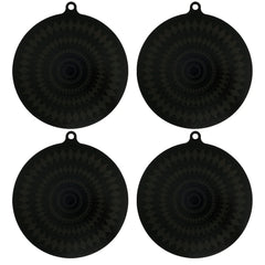 4PCS Induction Cooktop Mat Silicone Thermochromic Induction Cooktop Protective Cover Heat-resistant Cooktop Scratch Protector