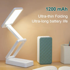 Folding LED Desk Lamp Rechargeable Battery Specific Eye Protector Dormitory Portable Large Table Lamp CapacityLed Night Lights