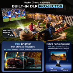 Ulefone Armor 34 Pro Plus 5G AI Rugged Phone 6.95" 25500mAh 32GB+512GB Built-in Projector 120Hz NFC Dimensity 7400X Smartphone
