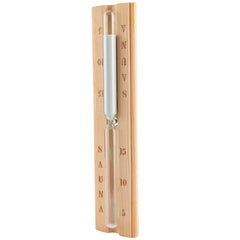 Hourglass Clock Wooden Hourglass Wooden Sauna Timer 15-Minute Sand Timer Countdown Timer Accessory for Sauna & Spa Rooms