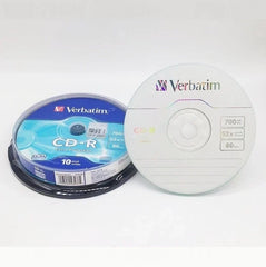 Verbatim CD-R Disc Blank Empty CD Disk CDR Discs 80min 700MB 52X 10Pack