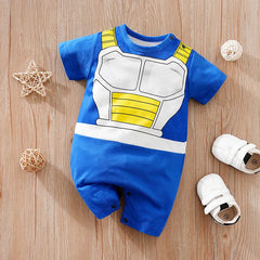 Baby Romper 100% Cotton Summer Short Sleeve Anime Cosplay Costume Soft Infant Jumpsuit Newborn Boy Girl One-Piece Bodysuit 0-18M