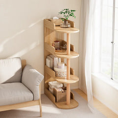 Bedroom bedside clip gap storage shelf storage cabinet small bookshelf floor rack