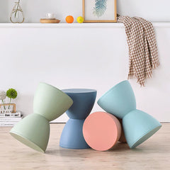 Hallway Ottoman Living Room Furniture Minimalist Storage Pouf Footstool Shoe Changing Pouf Thickened Plastic Waiting Stool