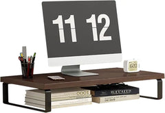 Computer Monitor Stand|Ergonomic Desk Riser|Sturdy Desktop Organizer Shelf|Multi-Purpose Storage Accessories(19.6x7.8x3.1in)