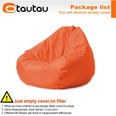 OTAUTAU Outdoor Waterproof Bean Bag Cover No Filler Garden Beach Camping Swimming Pool Floating Beanbag Pouf Chair Oxford DD022