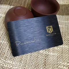 Customized High-grade VIP Metal Card NFC Chip Stainless Steel Business Card With Frosted Design Metal Printing Product