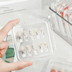 Hot!10/20PCS Press-On Nail Storage Acrylic Boxes Transparent Clear Nail Boxes Jewelry Storage Tool Accessories