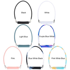 Soft Silicone Water Bottle Handle Silicone Portable Thermo Bottle Sling Carrier Holder With Strap for Stanley Cup Accessories