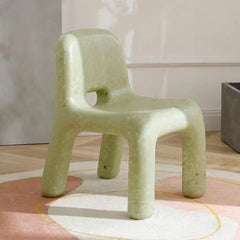 Nordic Style Plastic Chair with Backrest, Stylish Chair for Bedroom Living Room Dormitory & Entertainment Room