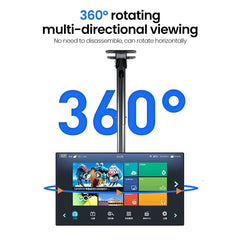 Ceiling TV Mount Full Motion TV Bracket for Most 32-75" Flat Curved TVs/Monitors Swivel Tilt Height Adjustable Hanging TV Mount