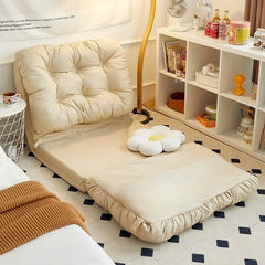Foldable Lazy Sofa Bedroom Tatami Sets Bed Back Balcony Large Chair Foldable Chair Lounge Sofa Living Room Single Recliner 2025
