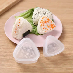 Transparent Plastic Onigiri Mold Set Japanese-style Onigiri and Sushi Mold Set Sushi Cartoon-themed Onigiri Molds For Children
