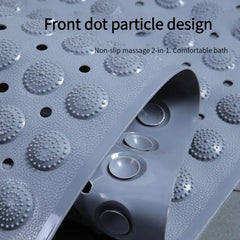 Non-Slip Shower Bathtub Mat with Suction Cups - Thickened Hydrophobic Bath Tub Pad, Massage Foot Mat for Household Bathroom
