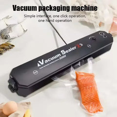 Automatic Portable Design Multi-Functional Kitchen Vacuum Sealer Air-Tight Food Packaging for Household Preservation sealed bag