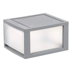 Gray Stackable Storage Unit closet organizer cabinet organizer storage drawers organizer drawer drawer divider