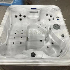 Stock Outdoor Swim Spa Pool Hot Tub Cheap Price Custom Outdoor Outdoor Massage Spas Tub With Pillow