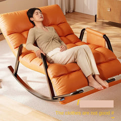Recliner rocking chair adult sitting and sleeping dual-purpose internet celebrity lazy sofa balcony living room leisure chair