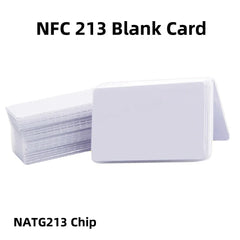 10/50pcs NFC Ntag216 Ntag215 Ntag213 White Card TAG ISO14443A RFID Cards Ntag 213 Chip for All NFC Enabled Phones