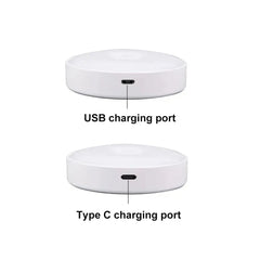 LED Night Lamp with Human Body Sensor Automatic Lighting Type-C Charging Wireless Magnetic Wireless Magentic Night Light