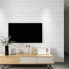 35*35cm 3D Wall Stickers Wallpaper Anti-collision Bedroom Waterproof Decoration Background Peel and Stick Ceiling Home Decor 