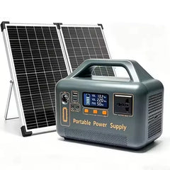 New 500W Portable Power Station Solar Generator 461Wh LiFePo4 Battery 220V Energy Power Plant for Camping RV Emergency Travel
