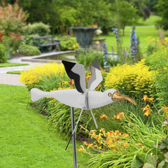 Seagull Windmill Weatherproof Fade Resistant Stable Decorative Easy To Install Seagull Garden for Patio