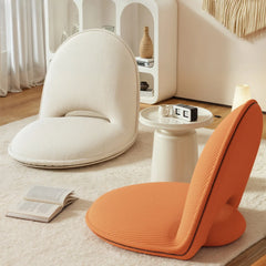 Foldable Backrest Tatami Lounger for Sitting & Sleeping, Small Space Bed for Bay Window Guest, Convertible Floor Cushion Chair