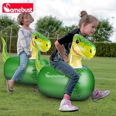 Camebust Inflatable Hopping Toddlers Toys Bouncy Unicorn Horse Dinosaur,Jumping Bouncing Animal Hopper for Party Decoration