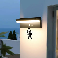 Outdoor Solar Wall Light LED energy conservation Waterproof Motion Sensor wall lamp Courtyard Villa Fence Landscape Lighting