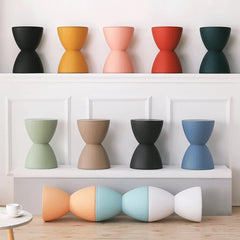Hallway Ottoman Living Room Furniture Minimalist Storage Pouf Footstool Shoe Changing Pouf Thickened Plastic Waiting Stool