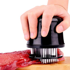 56 Ultra Sharp Blades Needle Meat Tenderizer Stainless Steel Meat Beaf Steak Tenderizer Tool With Safety Lock YY034