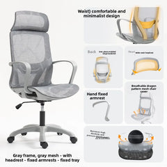 Multi-functional Ergonomic Chair Computer Conference Chair Chair Desk Learning Backrest Gaming Chair