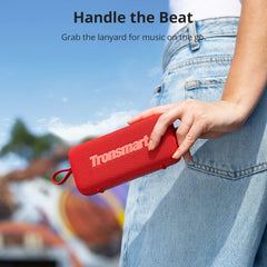 Tronsmart Trip 2 Speaker Wireless Bluetooth Portable Speaker with Enhanced Bass, IPX7 Waterproof, 20H Playtime,for Camping, Outdoor