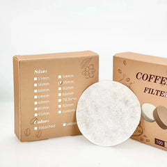 Coffee Filter Paper Espresso Paper Filters 51mm 53mm 58mm 100/200pcs Puck Screen For Delonghi Breville Portafilter Machine Tools
