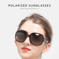 Polarized Women Sunglasses Oversized Anti Reflective UV400 Fashionable Simple Sports Style Drive