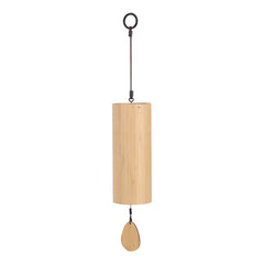 Tuomi Chord Wind Chime Japanese Hand Cranked Wind Chime Retro Bamboo Meditation Sound Healing Bamboo Wind Chime