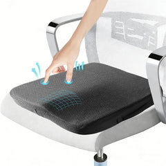 Lumbar Support Cushion for Long Sitting,Ergonomic Coccyx Cushion for Office and Car Chair, Sciatica Pain Relief