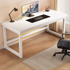 Solid wood computer desk, study desk, writing desk, long table, simple bedroom gaming desk, workbench
