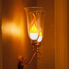2PCS E14 Led Simulated Flame Bulbs 9W AC85-265V Luces Home Electronic Accessories Lamp Flame light Effect Bulbs Lampada