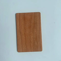1pcs 12 colors wood 13.56mhz NFC Blank Bamboo black walnut cherry beech Wooden Membership Card NFC Contactless Business Card