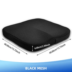 Lumbar Support Cushion for Long Sitting,Ergonomic Coccyx Cushion for Office and Car Chair, Sciatica Pain Relief