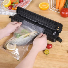 Automatic Portable Design Multi-Functional Kitchen Vacuum Sealer Air-Tight Food Packaging for Household Preservation sealed bag