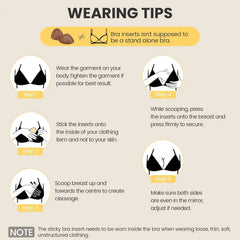 Double sided adhesive bra push-pull lifting pad is a self-adhesive pad used for bikinis, swimsuits, and strapless sports bras